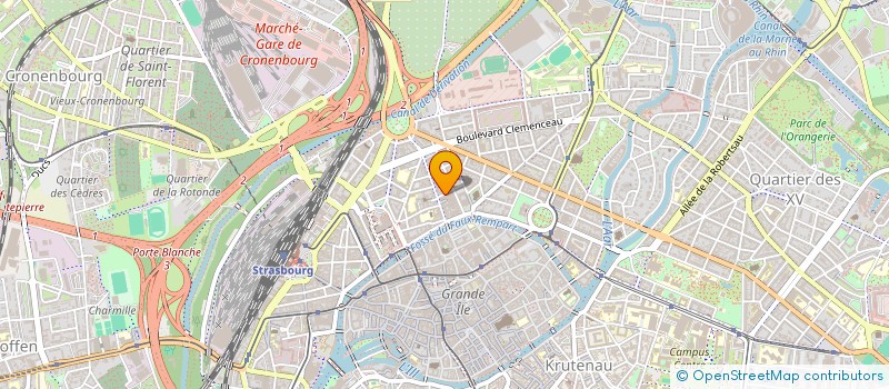localisation de l'entreprise MADAME SANDRINE BORDES  STRASBOURG