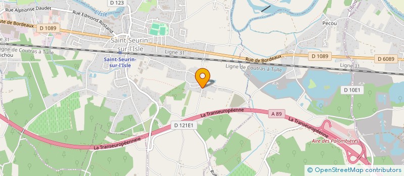 localisation de l'entreprise MADAME SANDRINE BORDESSOULLES  SAINT-SEURIN-SUR-L'ISLE