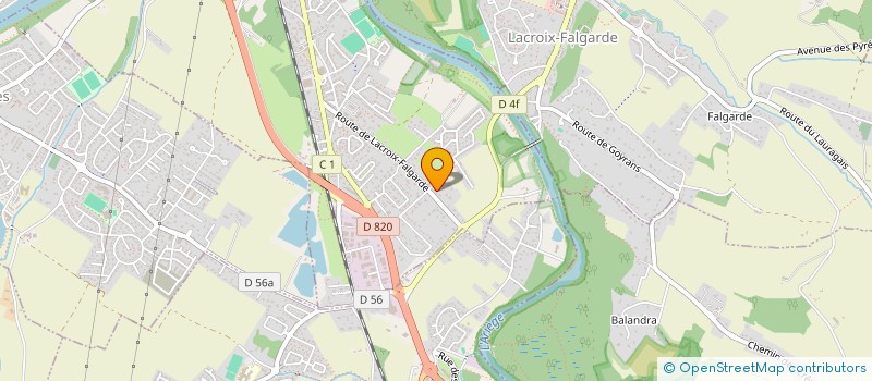 localisation de l'entreprise MADAME SANDRINE BORDIGNON  GOYRANS