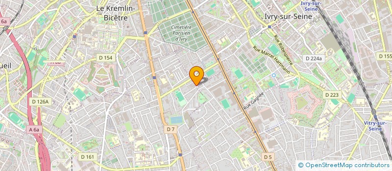 localisation de l'entreprise MADAME SANDRINE BORONAT  IVRY-SUR-SEINE