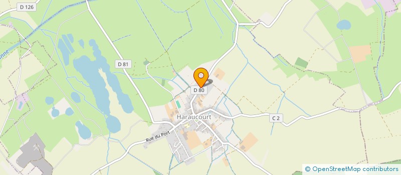 localisation de l'entreprise MADAME SANDRINE BOSSU  HARAUCOURT