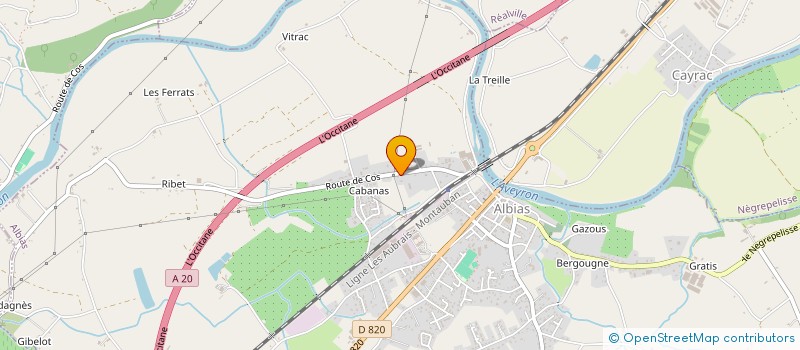 localisation de l'entreprise MADAME SANDRINE BOSSUYT à ALBIAS
