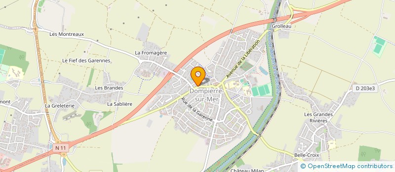 localisation de l'entreprise MADAME SANDRINE BOTINEAU  DOMPIERRE-SUR-MER