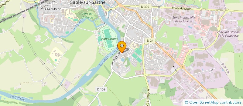 localisation de l'entreprise MADAME SANDRINE BOTTEREAU  SABLE-SUR-SARTHE