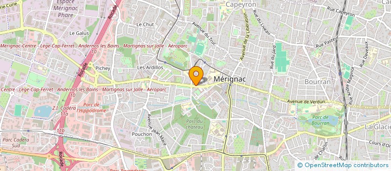 localisation de l'entreprise MADAME SANDRINE BOUCHARD à MERIGNAC
