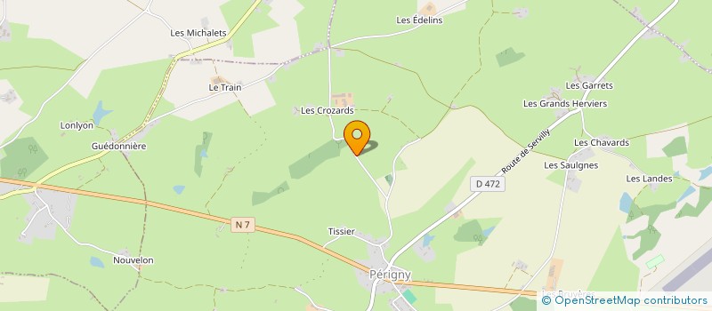 localisation de l'entreprise MADAME SANDRINE BOUCHARD à LE BREUIL