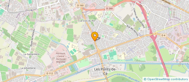 localisation de l'entreprise MADAME SANDRINE BOUCHER  GENNES-VAL-DE-LOIRE