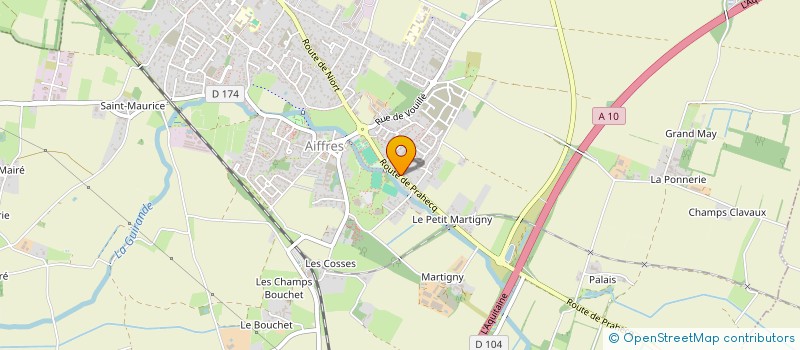 localisation de l'entreprise MADAME SANDRINE BOUDAUD  AIFFRES