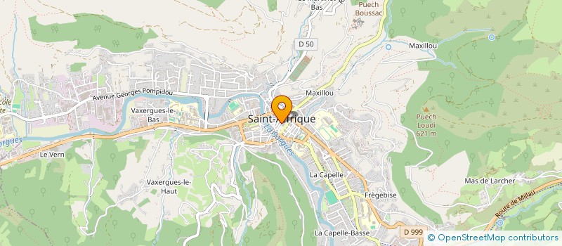 localisation de l'entreprise MADAME SANDRINE BOUDES  SAINT-AFFRIQUE