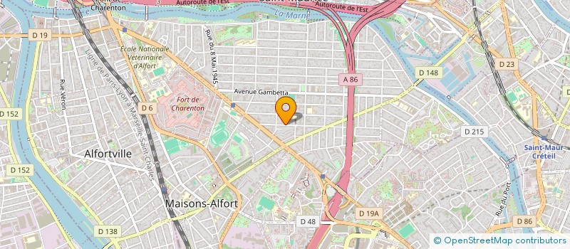 localisation de l'entreprise MADAME SANDRINE BOUET à MAISONS-ALFORT