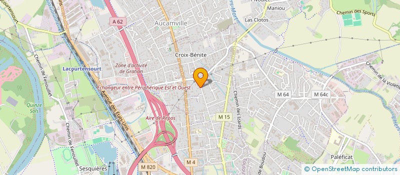 localisation de l'entreprise MADAME SANDRINE BOUET à TOULOUSE