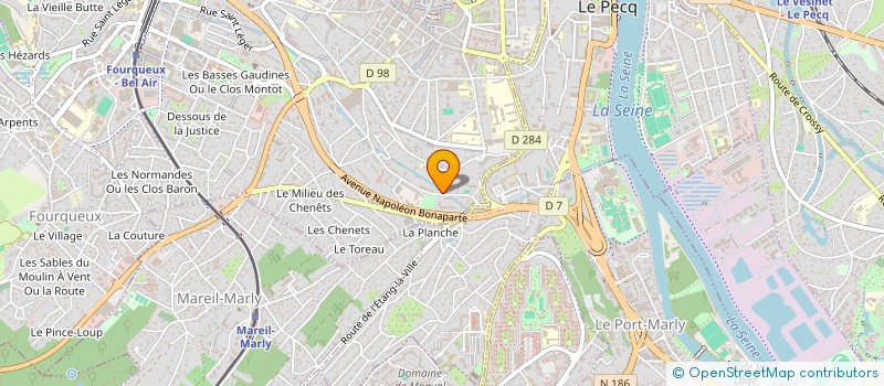 localisation de l'entreprise MADAME SANDRINE BOUET  SAINT-GERMAIN-EN-LAYE