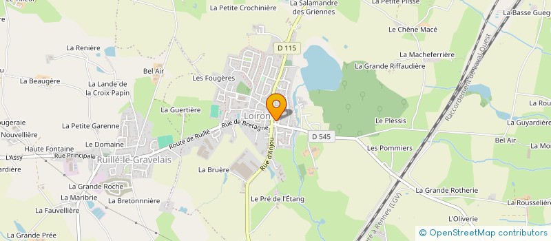 localisation de l'entreprise MADAME SANDRINE BOUHOURS à LOIRON-RUILLE