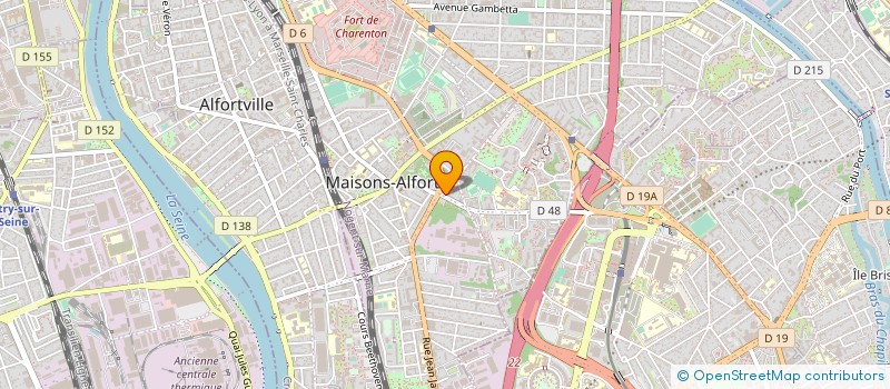 localisation de l'entreprise MADAME SANDRINE BOULANGE  MAISONS-ALFORT