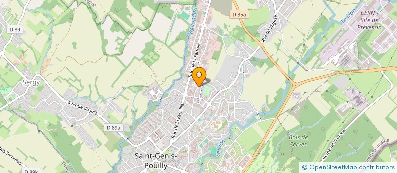 localisation de l'entreprise MADAME SANDRINE BOULT à SAINT-GENIS-POUILLY