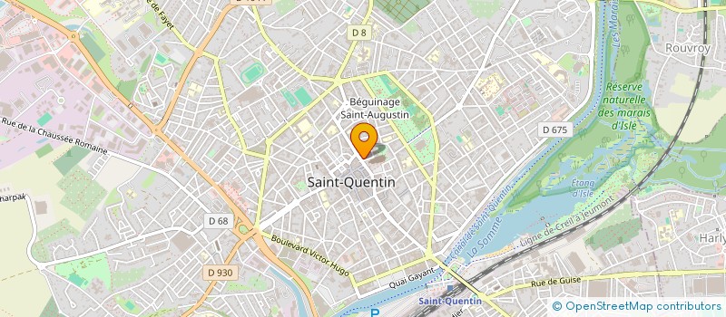 localisation de l'entreprise MADAME SANDRINE BOULZAT à SAINT-QUENTIN