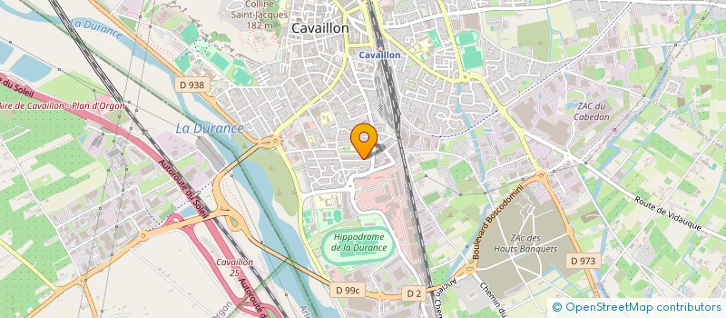 localisation de l'entreprise MADAME SANDRINE BOUNOUS  CAVAILLON