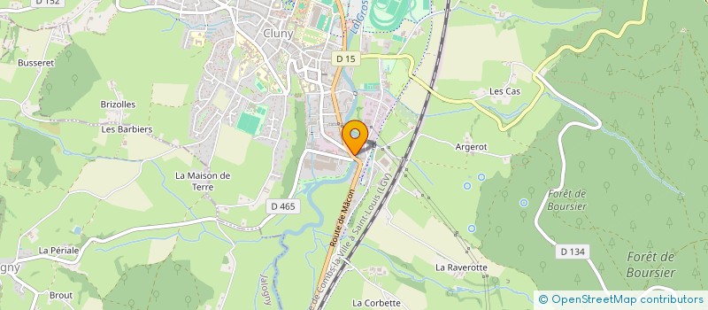 localisation de l'entreprise MADAME SANDRINE BOURCEREAU  CLUNY