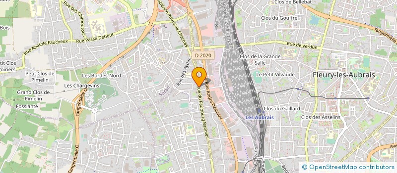 localisation de l'entreprise MADAME SANDRINE BOURGEOIS  ORLEANS
