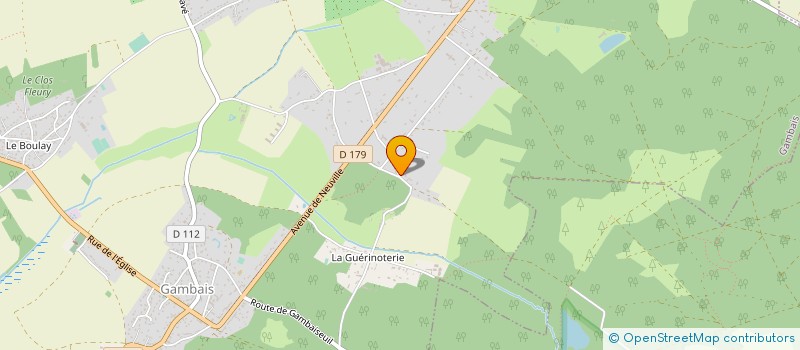 localisation de l'entreprise MADAME SANDRINE BOURGOIN à GAMBAIS