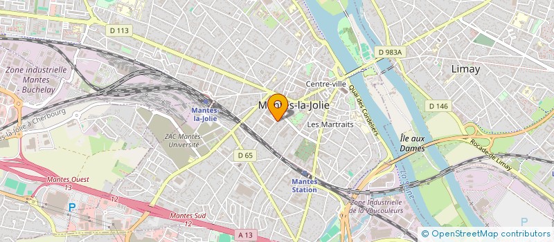 localisation de l'entreprise MADAME SANDRINE BOURGUIGNON  MANTES-LA-JOLIE