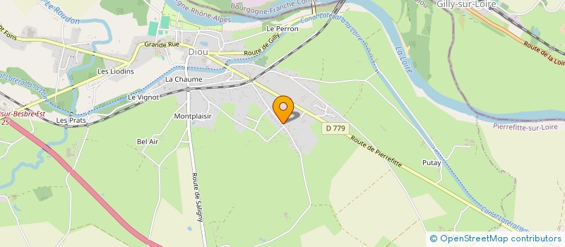 localisation de l'entreprise MADAME SANDRINE BOURLON  DIOU