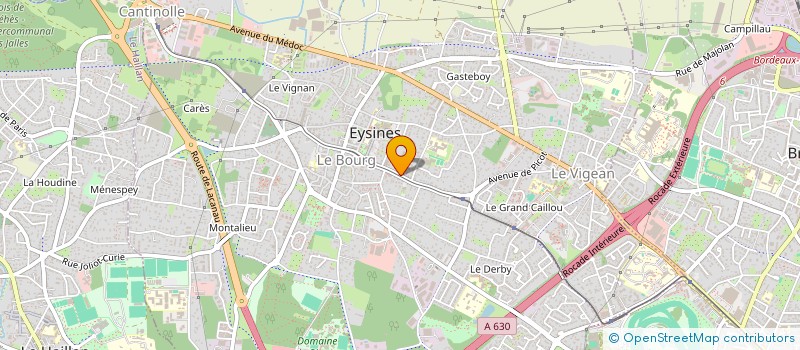 localisation de l'entreprise MADAME SANDRINE BOURLON  EYSINES