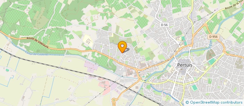 localisation de l'entreprise MADAME SANDRINE BOUSQUET  PERTUIS