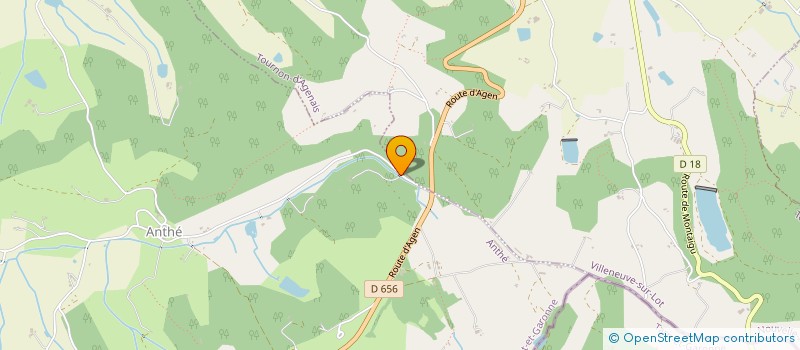 localisation de l'entreprise MADAME SANDRINE BOUTHENET  ANTHE