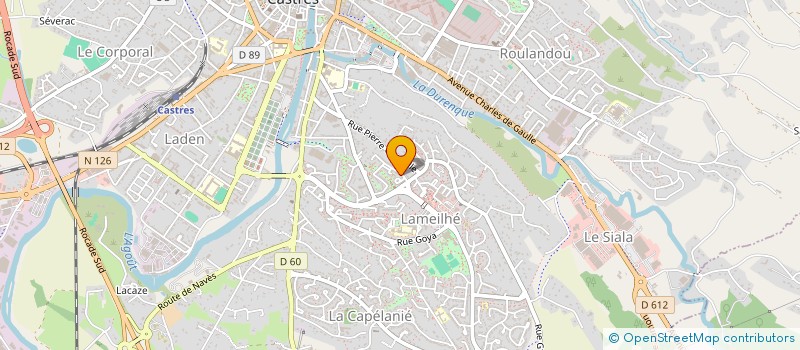 localisation de l'entreprise MADAME SANDRINE BOUTHET  CASTRES