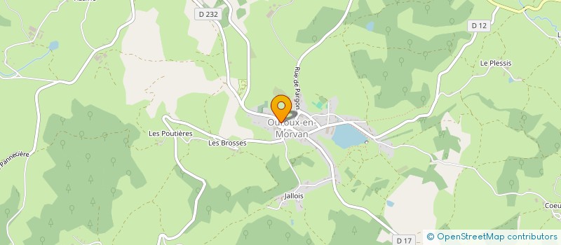localisation de l'entreprise MADAME SANDRINE BOUTILLON à OUROUX-EN-MORVAN