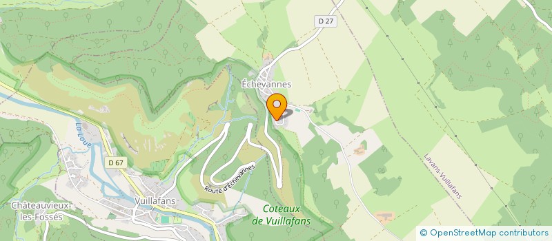 localisation de l'entreprise MADAME SANDRINE BOUTRY  ECHEVANNES