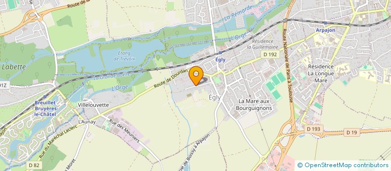 localisation de l'entreprise MADAME SANDRINE BOUTTERIN  EGLY