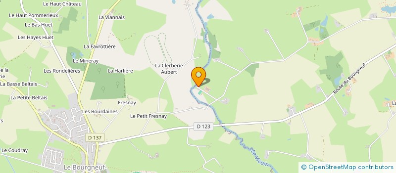 localisation de l'entreprise MADAME SANDRINE BOUTTIER  LA BACONNIERE