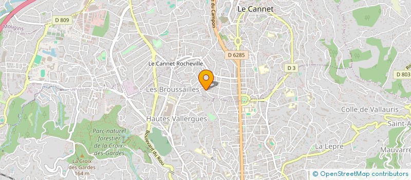 localisation de l'entreprise MADAME SANDRINE BRACCIALI à LE CANNET