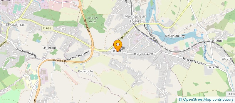 localisation de l'entreprise MADAME SANDRINE BRACHIN à MAGNAC-SUR-TOUVRE