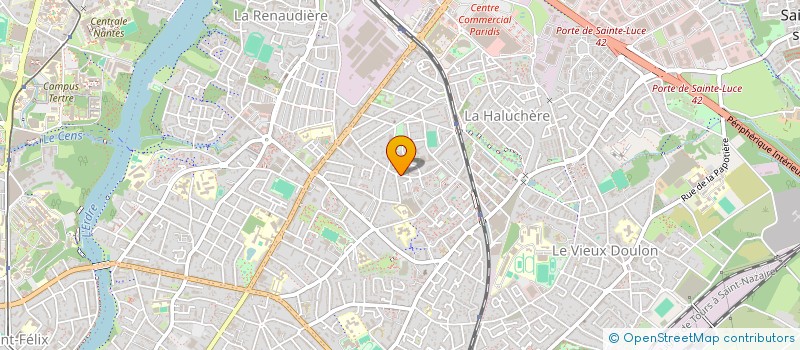 localisation de l'entreprise MADAME SANDRINE BRACONNIER à NANTES