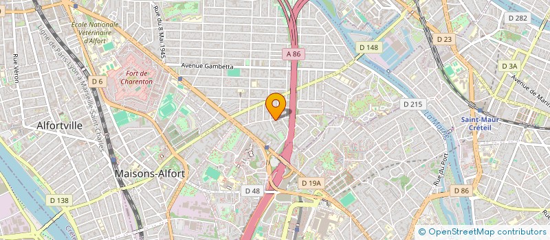 localisation de l'entreprise MADAME SANDRINE BRETONNIERE à MAISONS-ALFORT