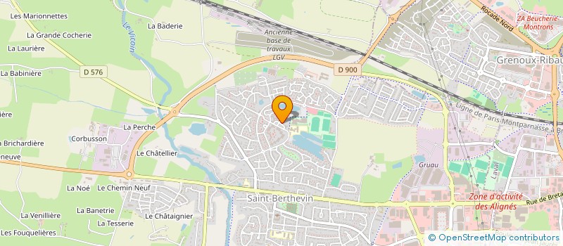 localisation de l'entreprise MADAME SANDRINE BRIAND  SAINT-BERTHEVIN