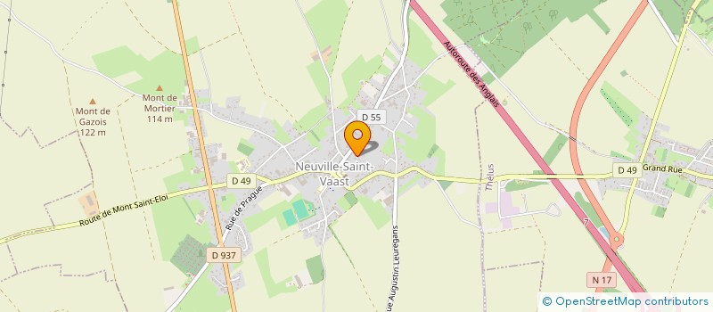 localisation de l'entreprise MADAME SANDRINE BRIASTRE  NEUVILLE-SAINT-VAAST