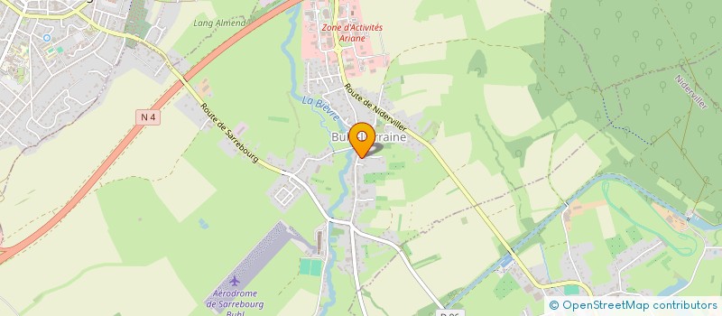 localisation de l'entreprise MADAME SANDRINE BRICHLER  BUHL-LORRAINE