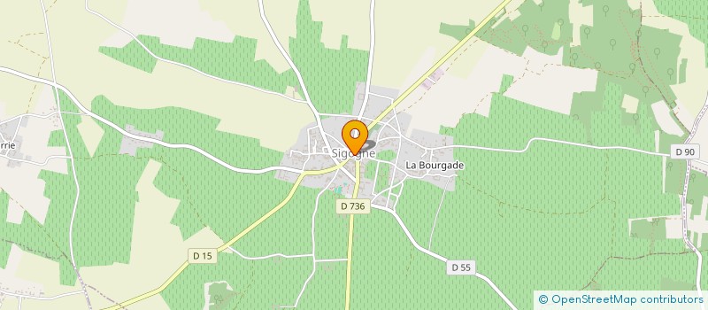 localisation de l'entreprise MADAME SANDRINE BRISSON à SIGOGNE