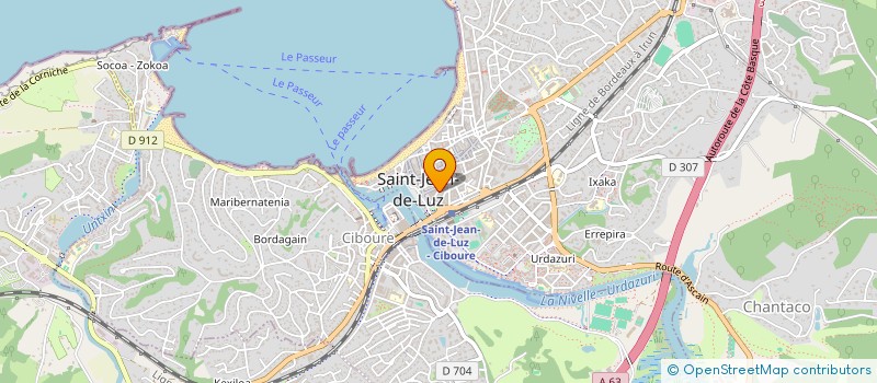 localisation de l'entreprise MADAME SANDRINE BRULFERT  CIBOURE