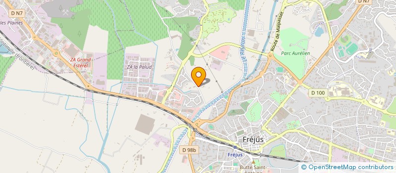 localisation de l'entreprise MADAME SANDRINE BRUMEAU à FREJUS