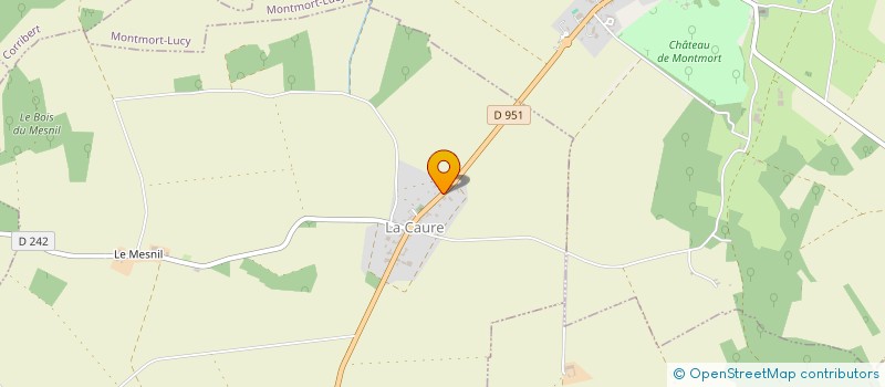 localisation de l'entreprise MADAME SANDRINE BRUNEL  LA CHAPELLE-SOUS-ORBAIS