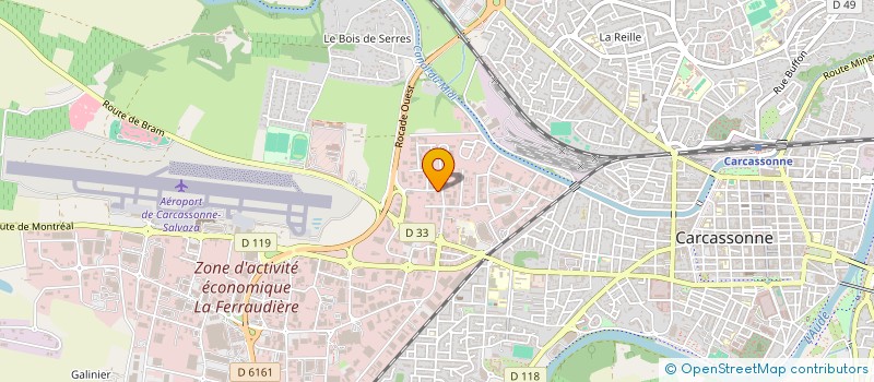 localisation de l'entreprise MADAME SANDRINE BRUNET  CARCASSONNE