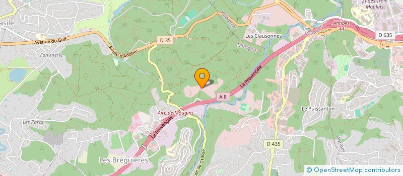 localisation de l'entreprise MADAME SANDRINE BRUNIN à MOUGINS
