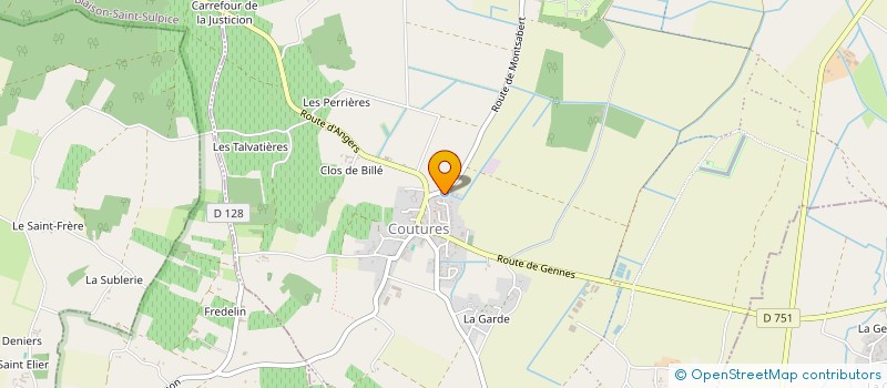 localisation de l'entreprise MADAME SANDRINE BUFFET à BRISSAC LOIRE AUBANCE