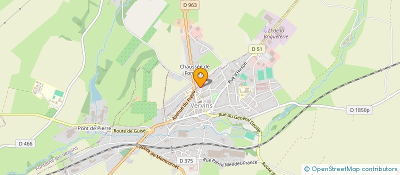 localisation de l'entreprise MADAME SANDRINE BUISSET  VERVINS