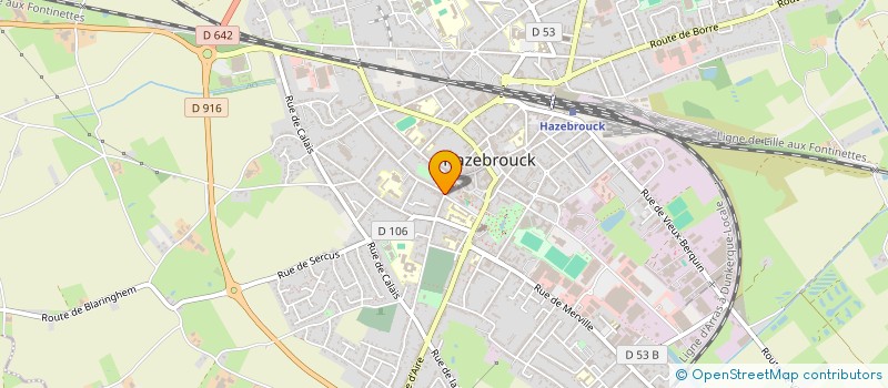 localisation de l'entreprise MADAME SANDRINE BULTEL à HAZEBROUCK